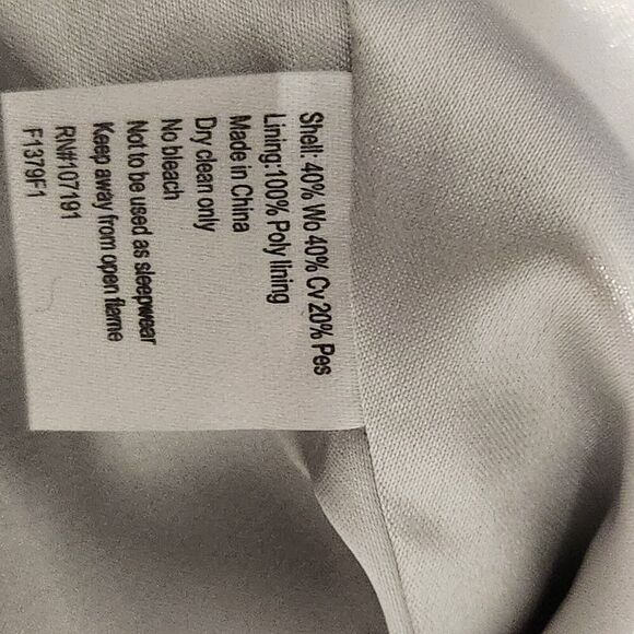 👗 BABY CZ by Carolina Zapf New York Grey Wool Dress ~ Sz 4T Holiday Party Fun - Picture 8 of 8